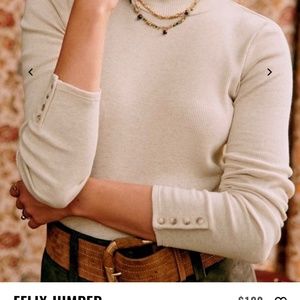 ISO Sezane Felix Mottled Beige XS or S